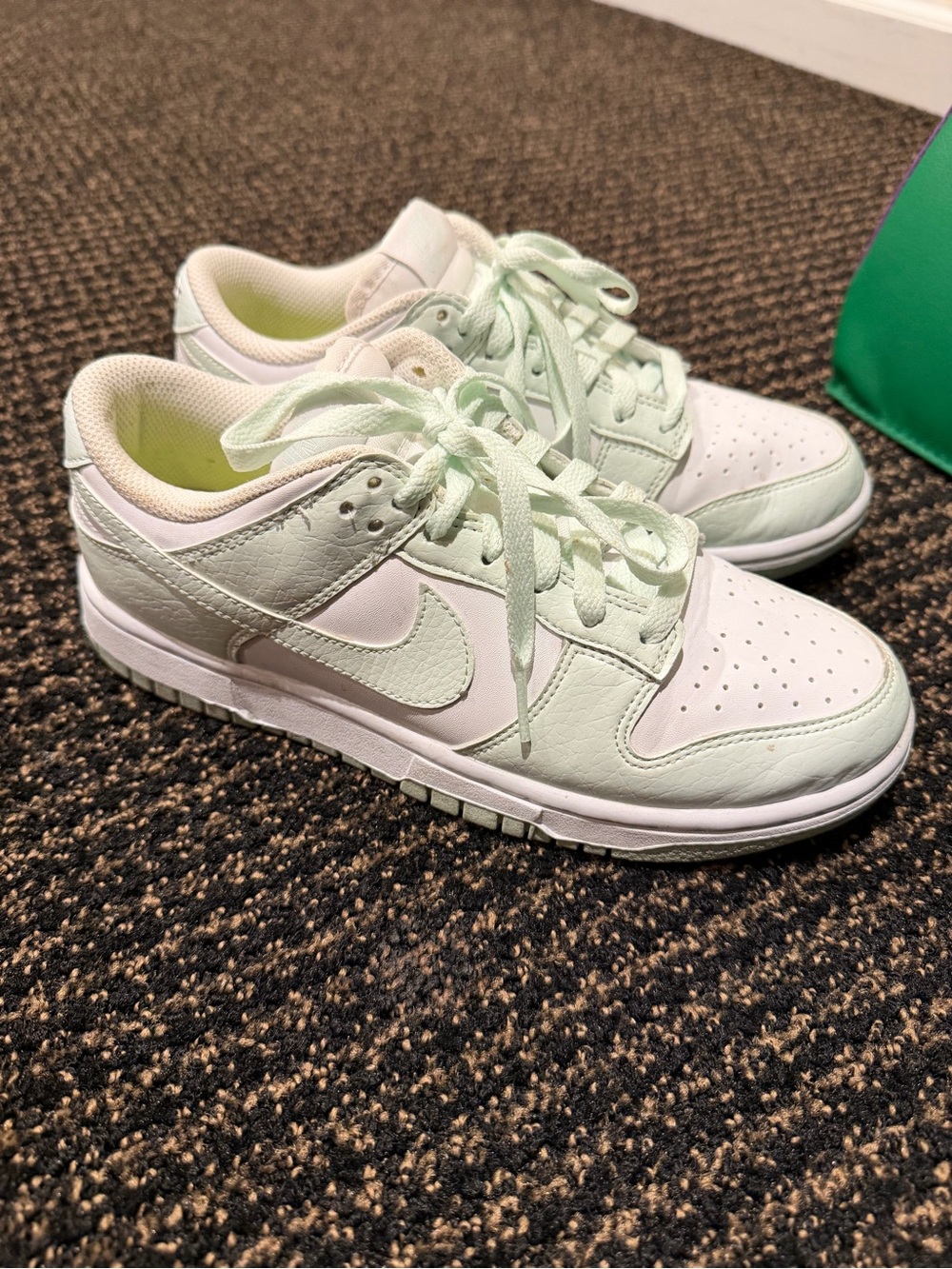 Light green Nike sneaker